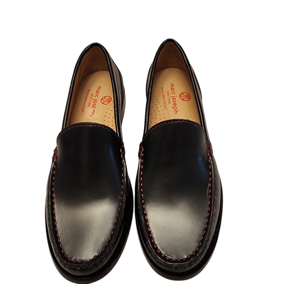 Marc Joseph New York Mason Boulevard Navy Loafers 5.5 - Picture 2 of 8